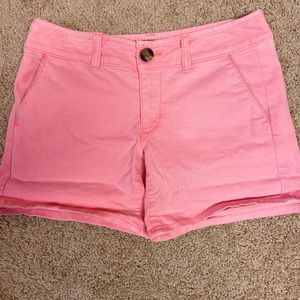 American Eagle Salmon-Colored Shorts (00)